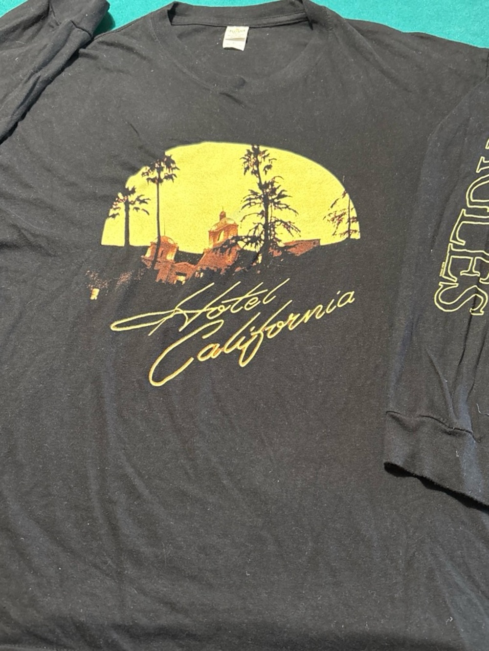 Eagles LS 2021 Hotel California" Tour T-Shirt , XL , 24